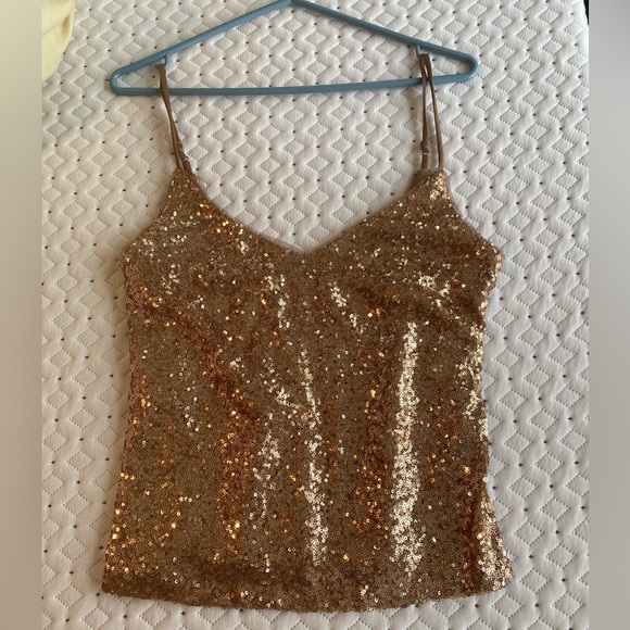Revelry rose gold sequin top - Picture 1 of 4